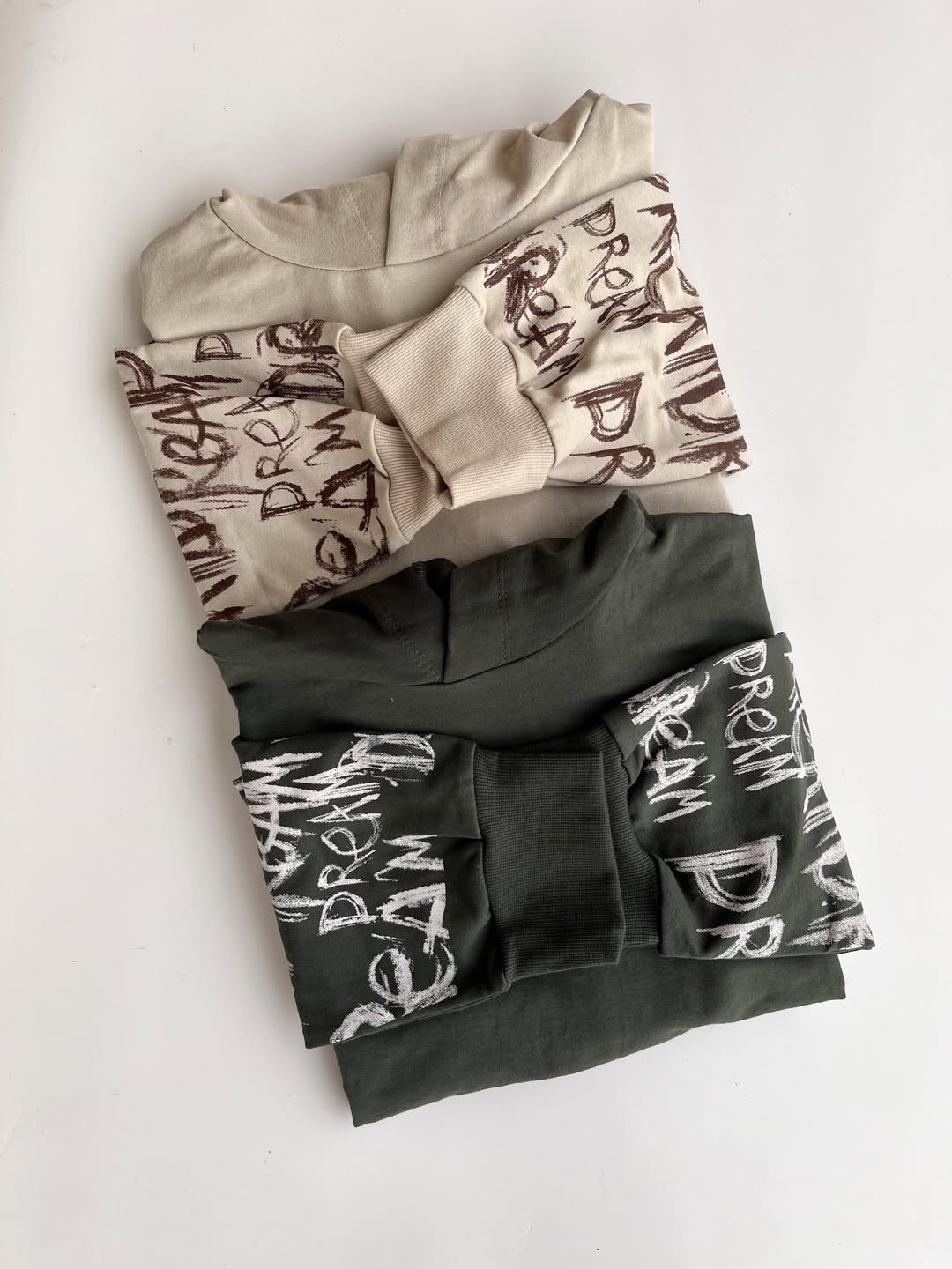 دورس کلاهدار زنانه آستین نوشته جنس دو نخ پنبه